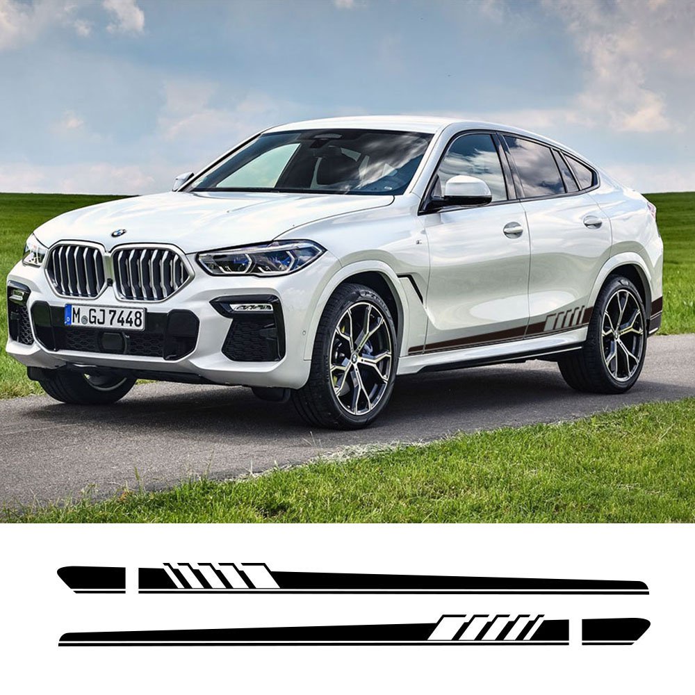 2Pcs Car Stickers For BMW X5 E70 E53 F15 X3 F25 E83 X6 F16 E71 X1 F48 E84 X2 X4 F26 X7 M2 M3 M4 M5 M6 Auto Accessories D