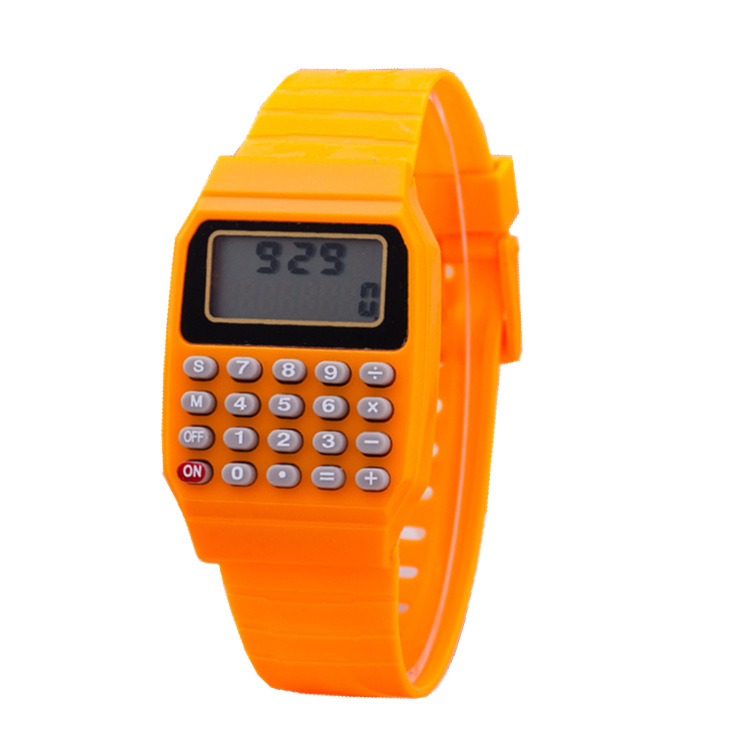 Portable Micro Calculator Watch 907 8 Digit Led Children's Watch ...