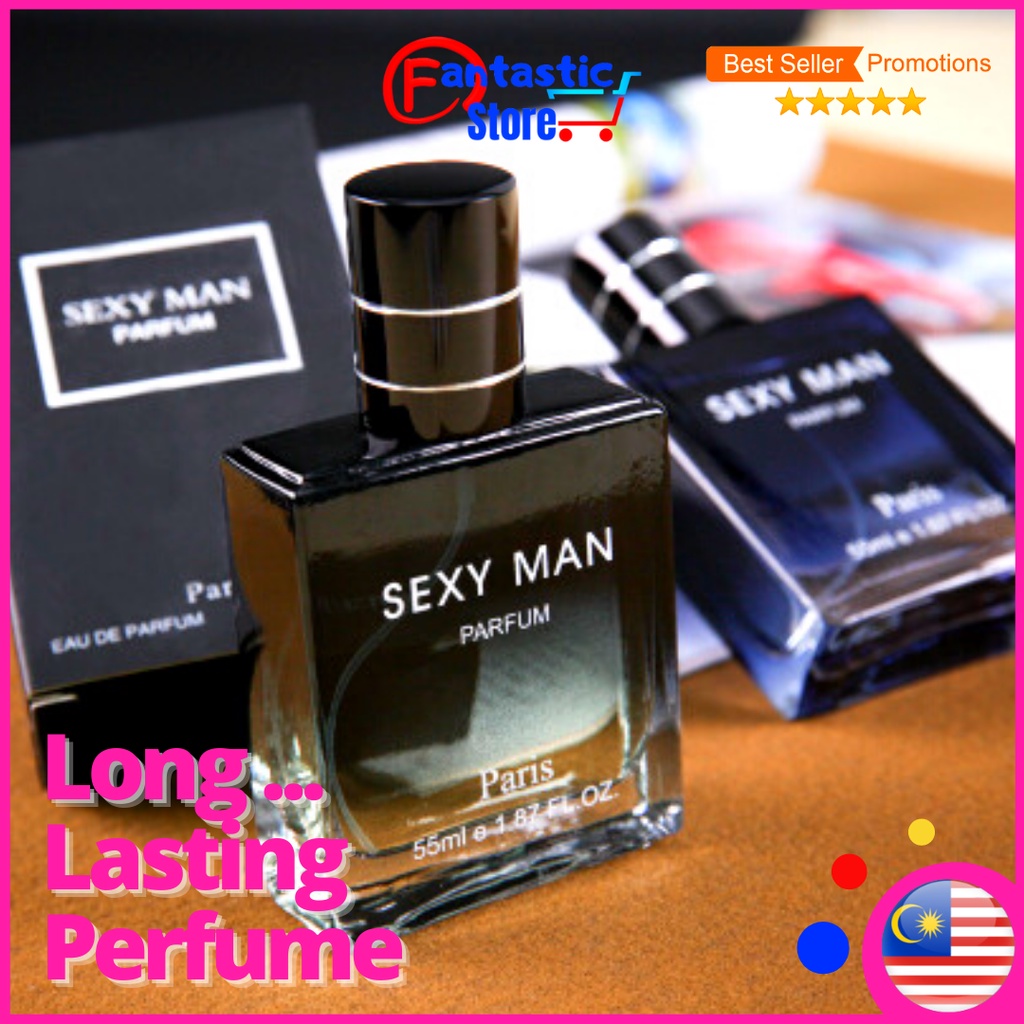 Perfume 55ml Minyak Wangi Lelaki for Him Long Lasting Tahan Lama minyak wangi bawa solat