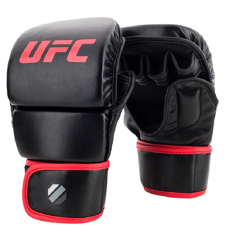 UFC MMA Black Fighting Boxing Sports Leather Gloves Tiger Muay Thai fight 