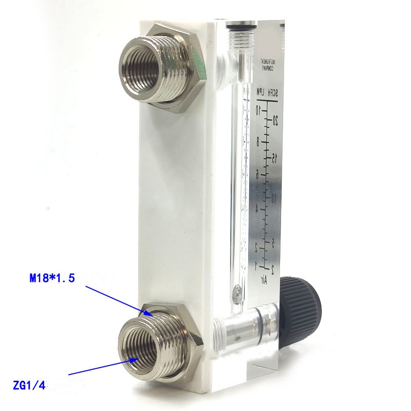 LZT6T Panel Liquid Flowmeter Air Flow Meter Rotameter water 220LPH 4