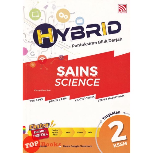 Topbooks Pelangi Hybrid Pentaksiran Bilik Darjah Sains Tingkatan 2 Kssm Dwibahasa 2022 Shopee Malaysia