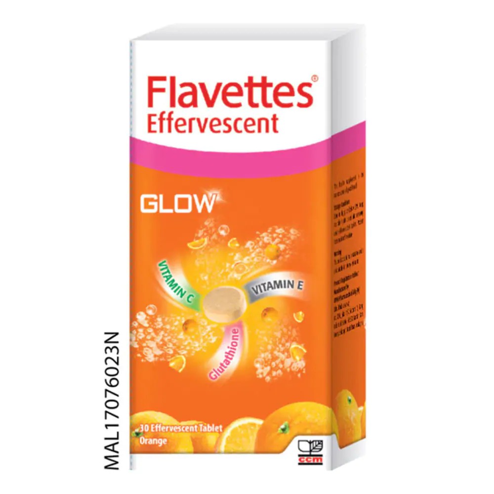 Flavettes Effervescent Glow 15 Tablets X 2 Exp 06 2022 Shopee Malaysia