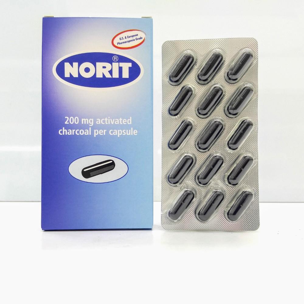 Norit 200mg Activated Charcoal 15s/Strip (Diarrhea / CiritBirit