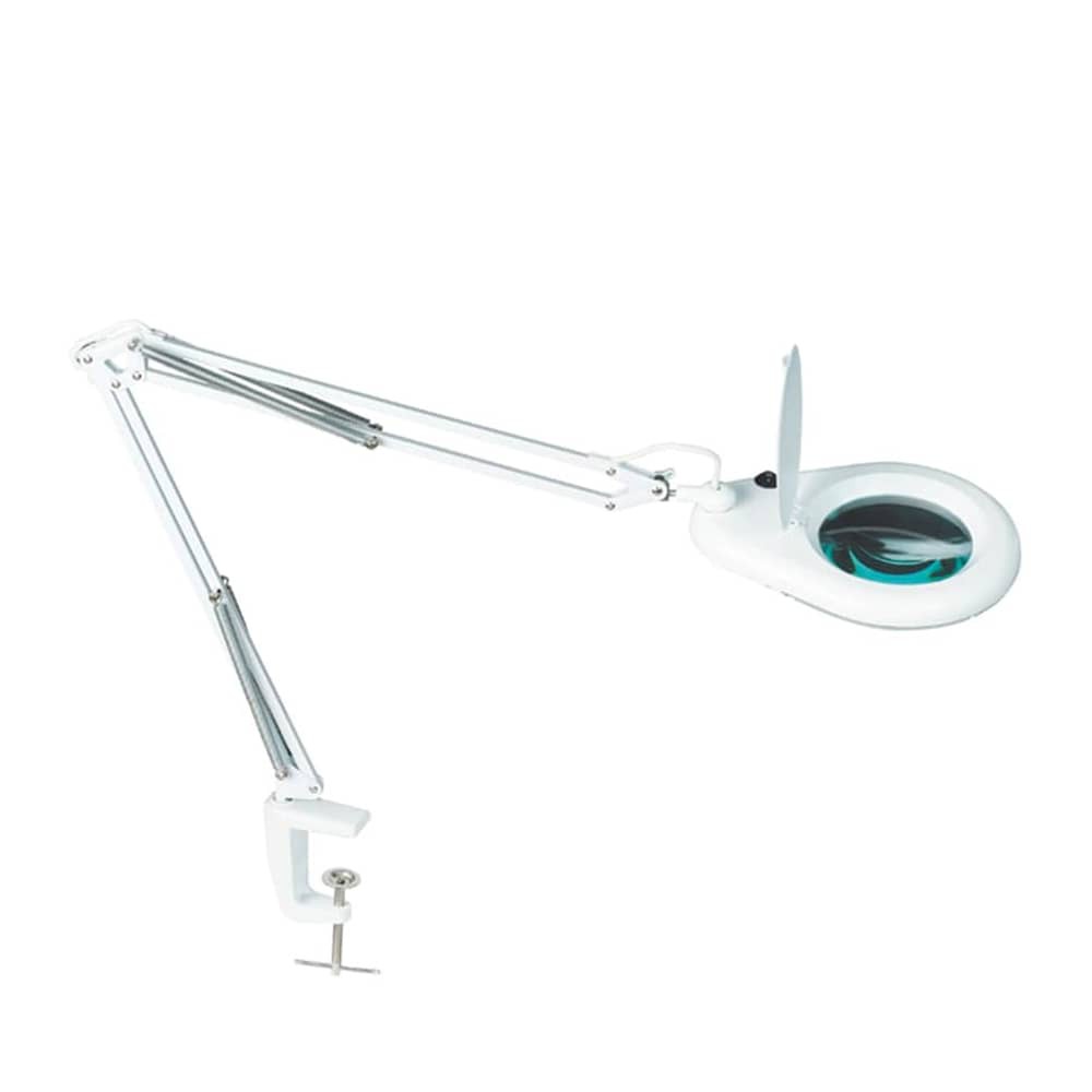 Proskit Table Clamp Magnifier With Workbench Lamp 220v White Ma