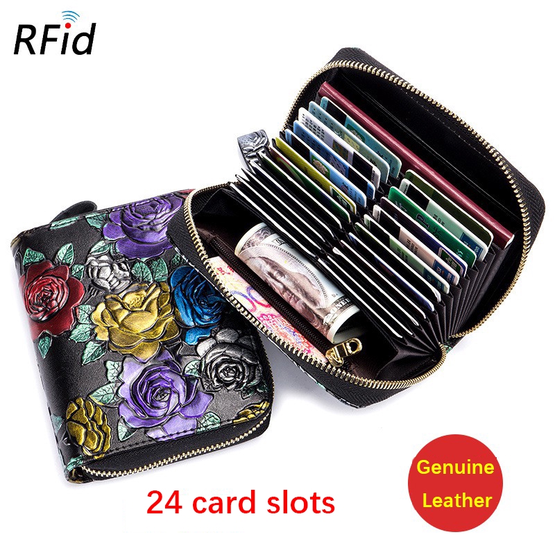 ladies wallet with many card slots