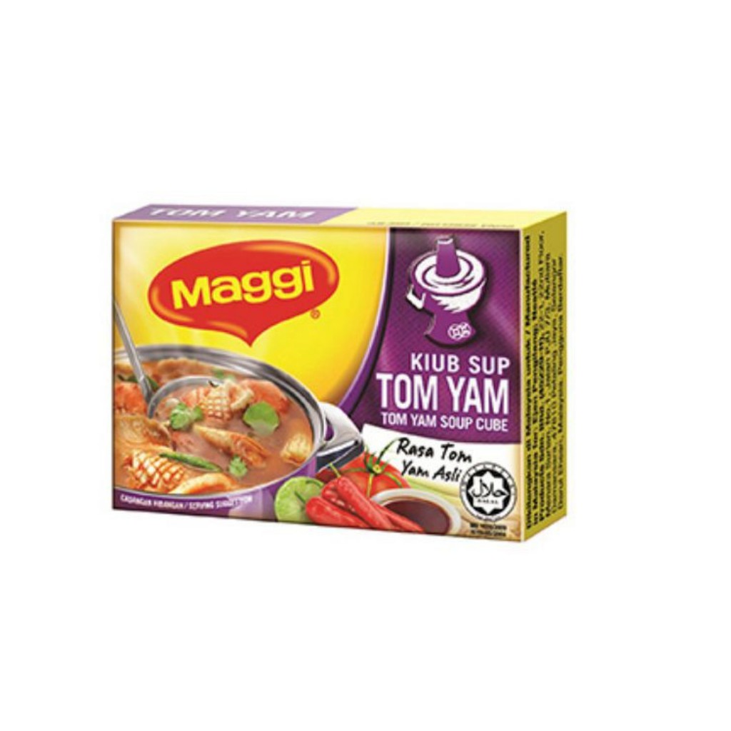 Kiub Maggi Ayam Tom Yam Ikan Bilis 60gm 6 Kiub Stock Shopee Malaysia