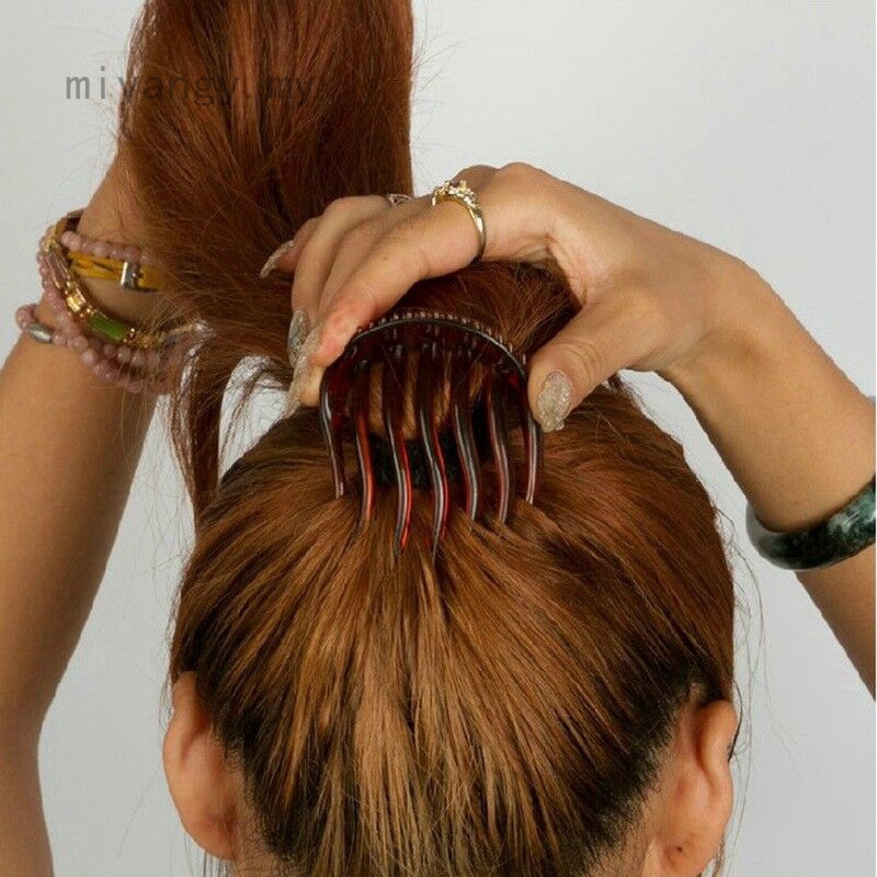 Miyangy Pomelo S Grocery Store Haarspange Frisuren Pferdeschwanz Haar Kamm Haarnadel Flauschige Haarschmuck Shopee Malaysia