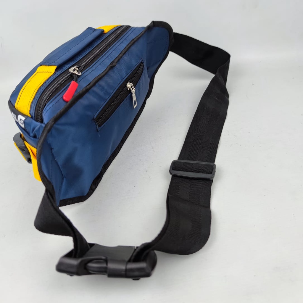 Travel Fashion PRIA Bag Men Waistbag Waterproof Polo Prostar Material Nylon Parachute Waist & Shoulder Sling Style Chic - Image 2