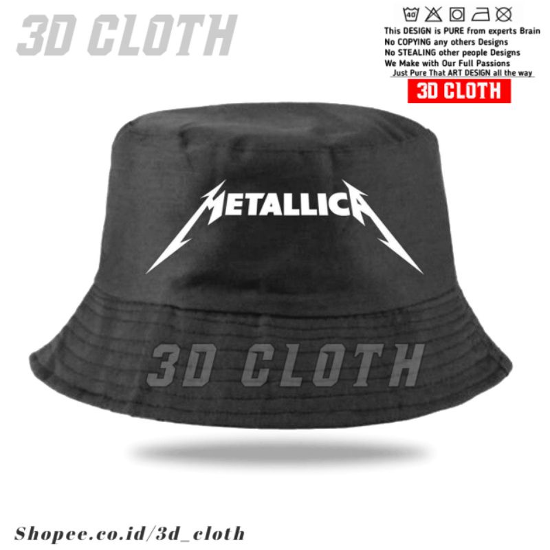 Metallica Bucket Hat - Metallica Bucket Hat | Shopee Malaysia