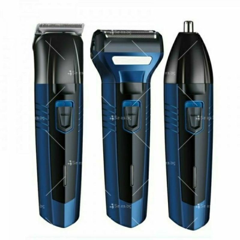 ❤️ Geemy 3in1 GM 566 GM 595 Professional Rechargeable Shaver & Trimmer Set(Hair Clipper/Shaver/Nose Trimmer)