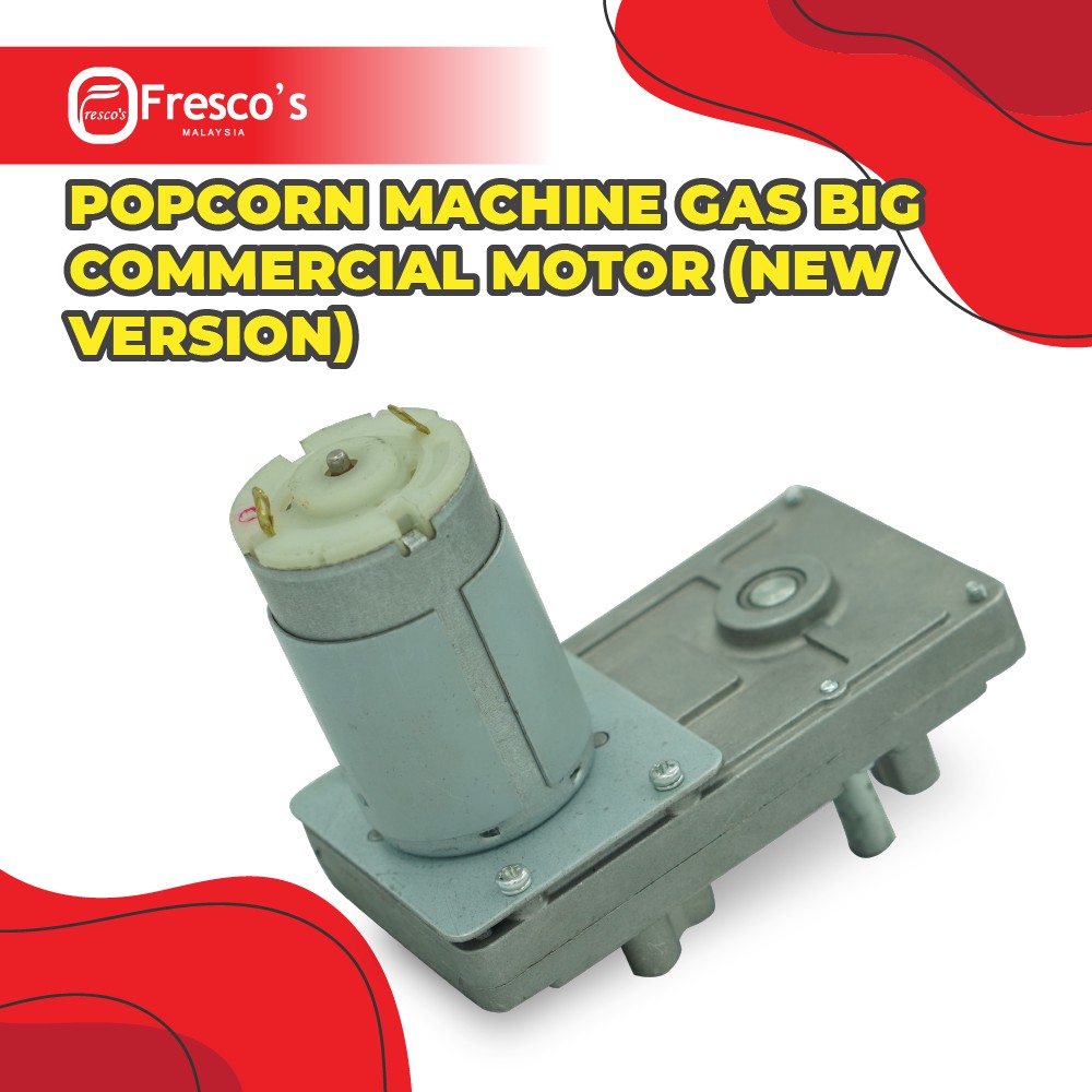 Popcorn Machine Gas Commercial Motor (New Version) Sparepart Popcorn Machine