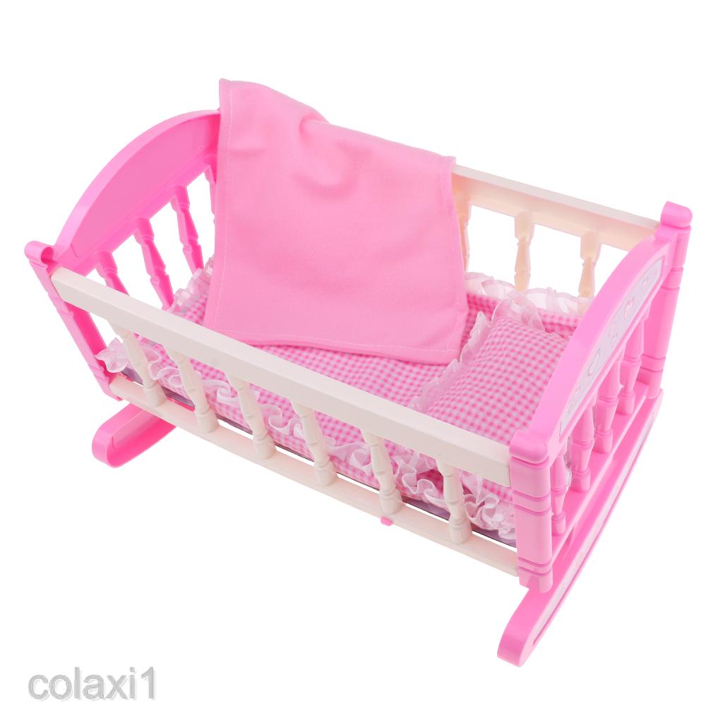29*20cm Cradle Baby Doll Bed for 9\"11\" Reborn Girl Doll Kids Pretend Play Shopee Malaysia
