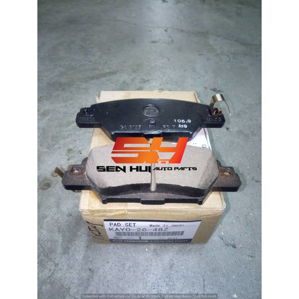 Mazda CX5 Brake Pad Rear KAY02648Z Genuine Part Shopee Malaysia