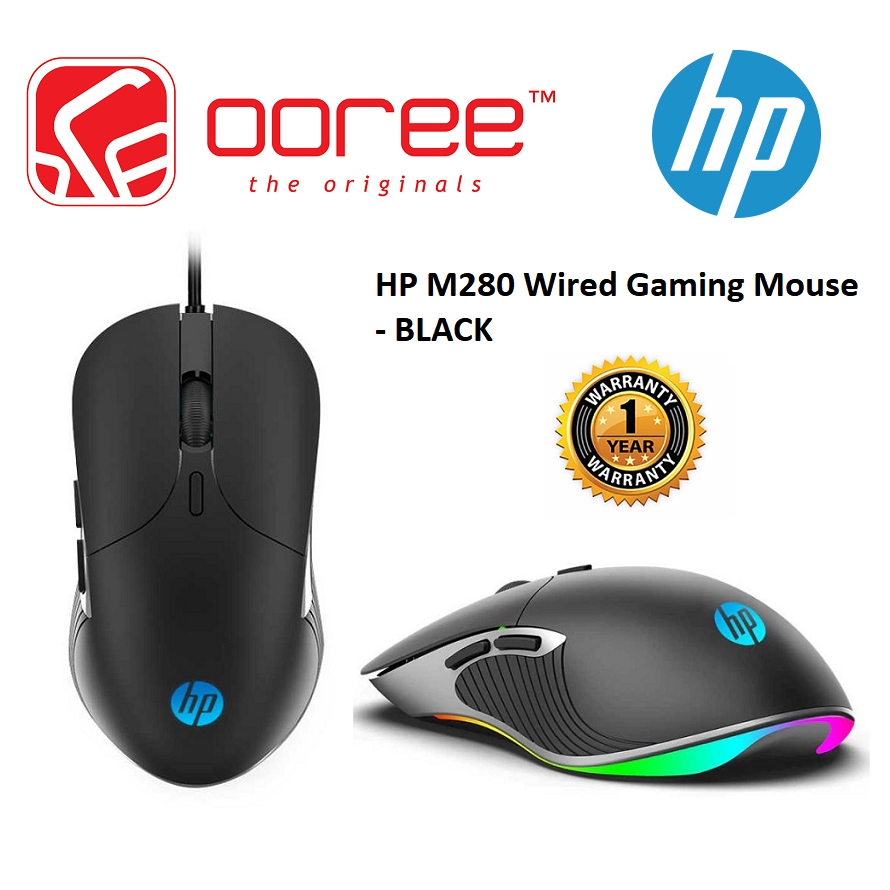 HP M280 PROFESSIONAL WIRED OPTICAL GAMING MOUSE WITH FANCY COOL RGB