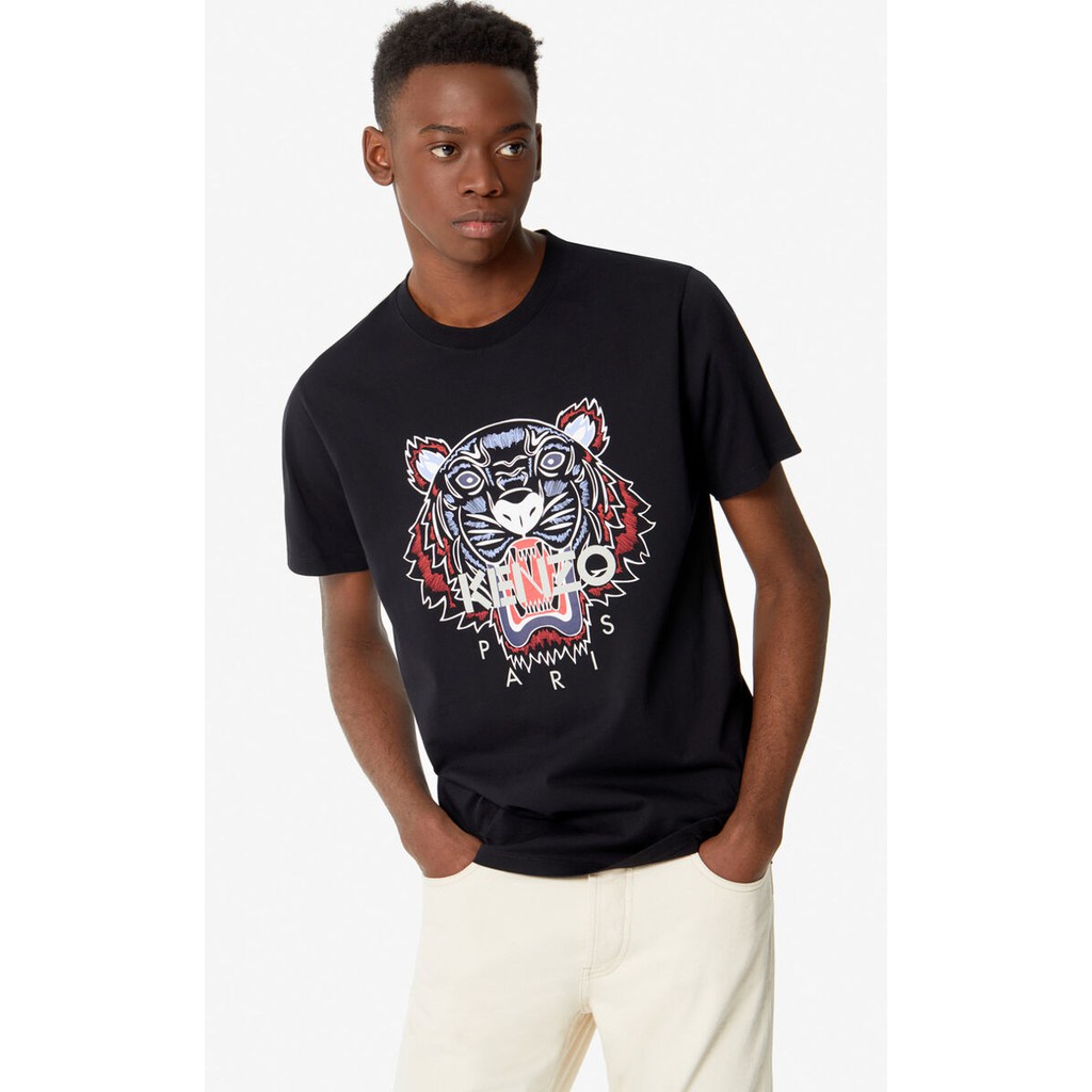 kenzo tiger t shirt black