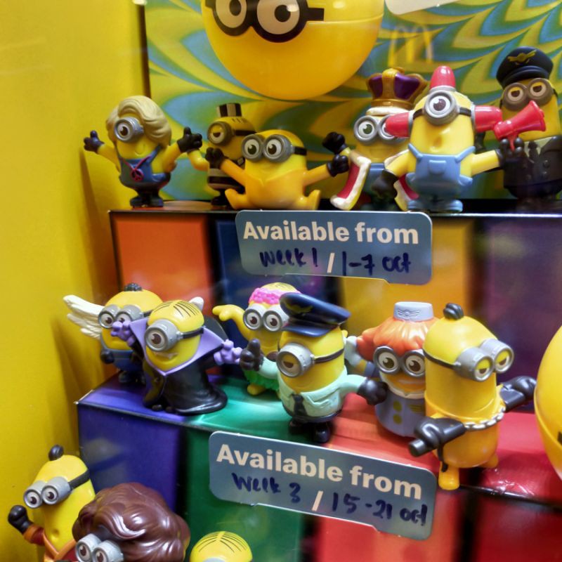 Minions The Rise of GRU 2020 McDonalds Malaysia | Shopee Malaysia