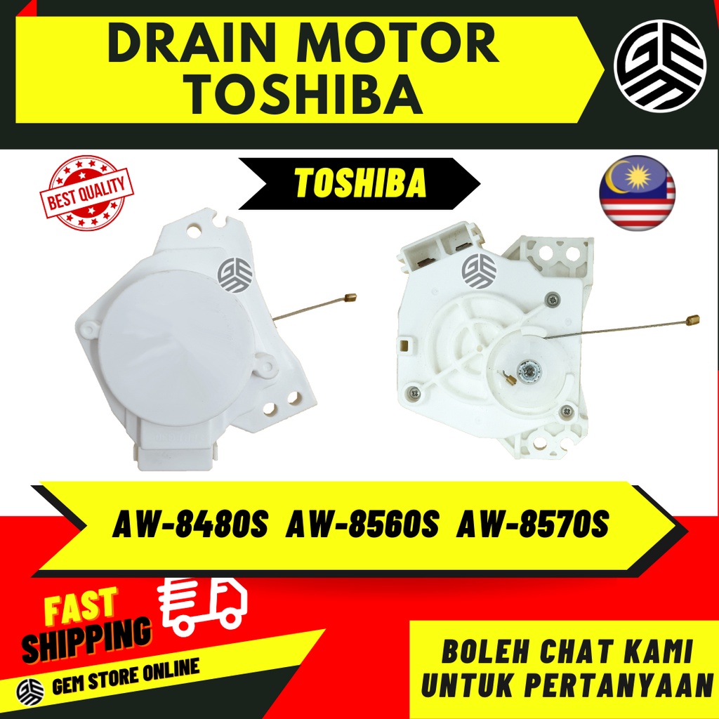 TOSHIBA Washing Machine Drain Motor / Drain Motor Mesin Basuh AW8480S