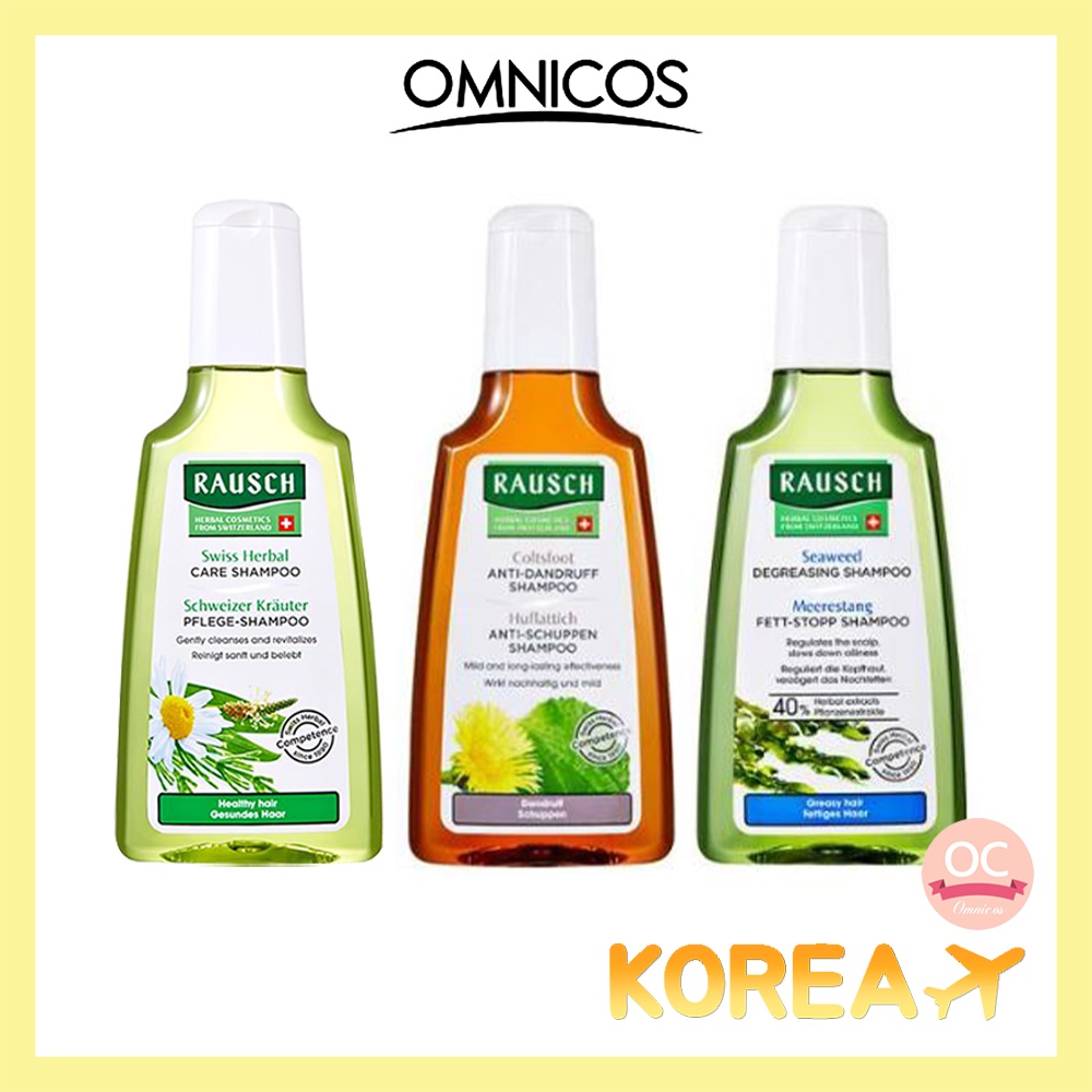 RAUSCH Seaweed degreasing shampoo/ Coltsfoot Anti Dandruff Shampoo