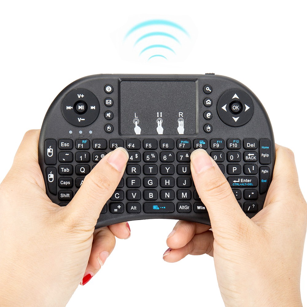 2.4G Mini Air Wireless Touchpad Keyboard KODI Smart XBMC ...