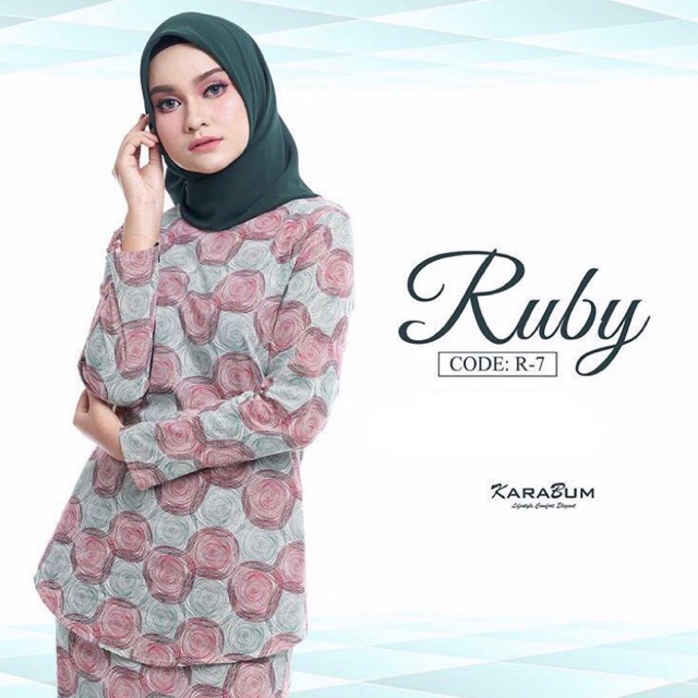  Baju  Kurung  Cotton  by Karabum Fabulous Shopee Malaysia