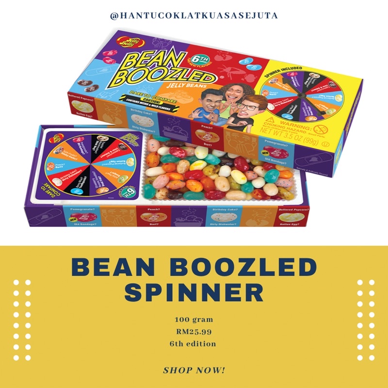 Jelly Belly Bean Boozled Spinner 100g 6th Edition Shopee Malaysia