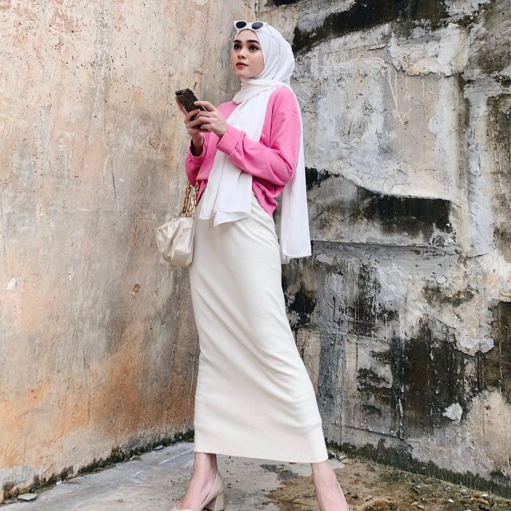 pencil skirt muslimah