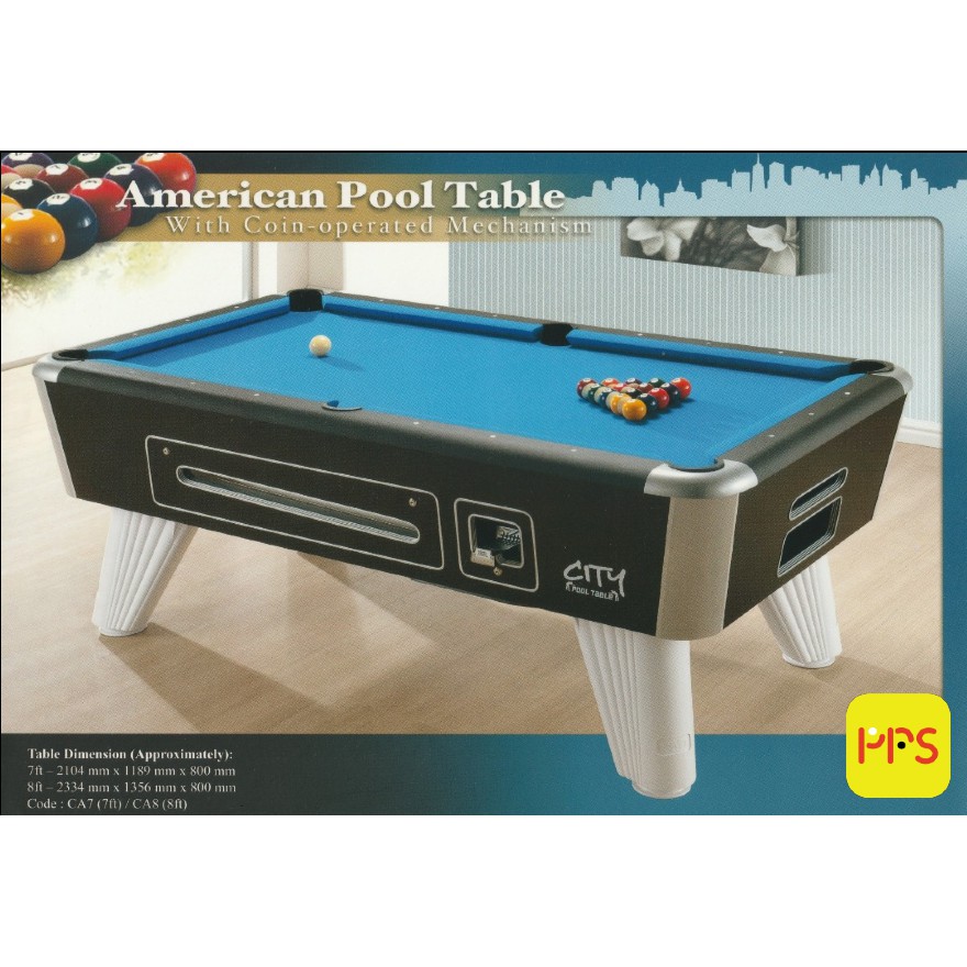 7ft 8ft Cm1 City American British Pool Table New Reconditioned Shopee Malaysia