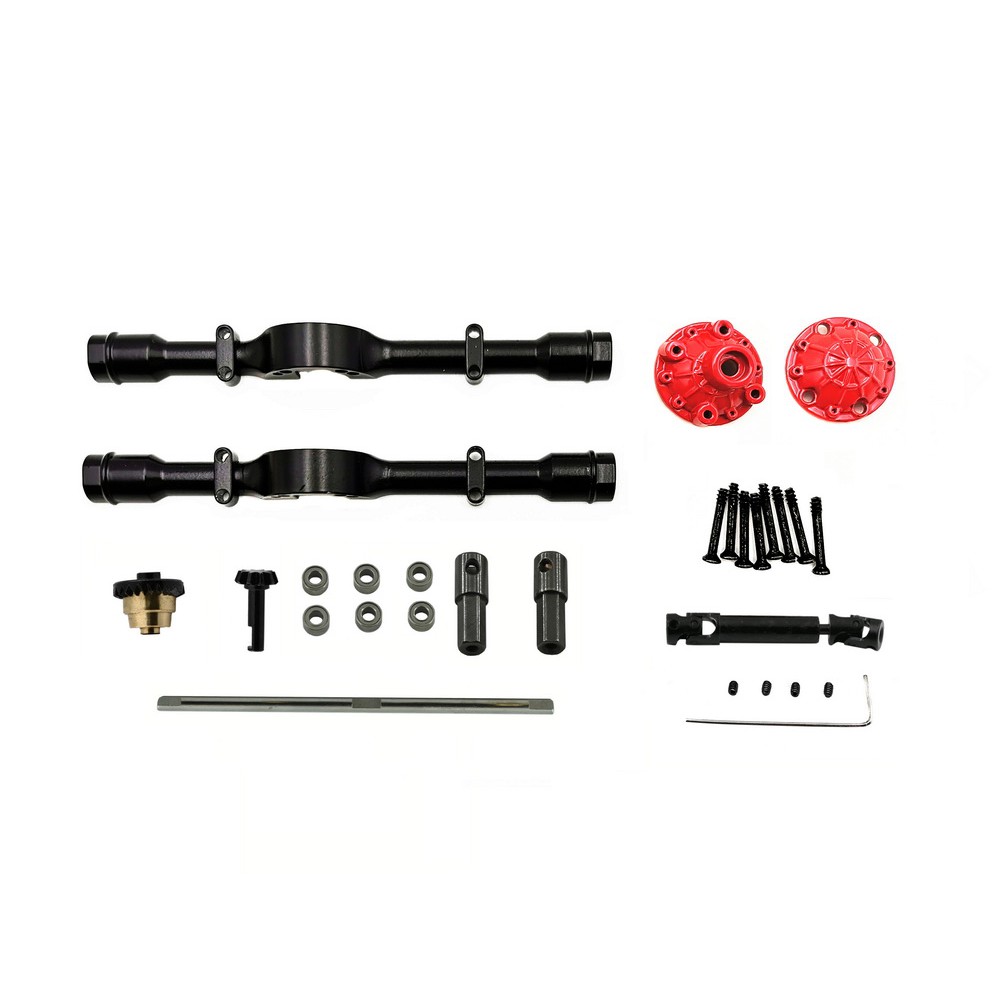 WPL D12 Mini Truck Upgrade Modified Metal Differential Gear Axle Drive ...