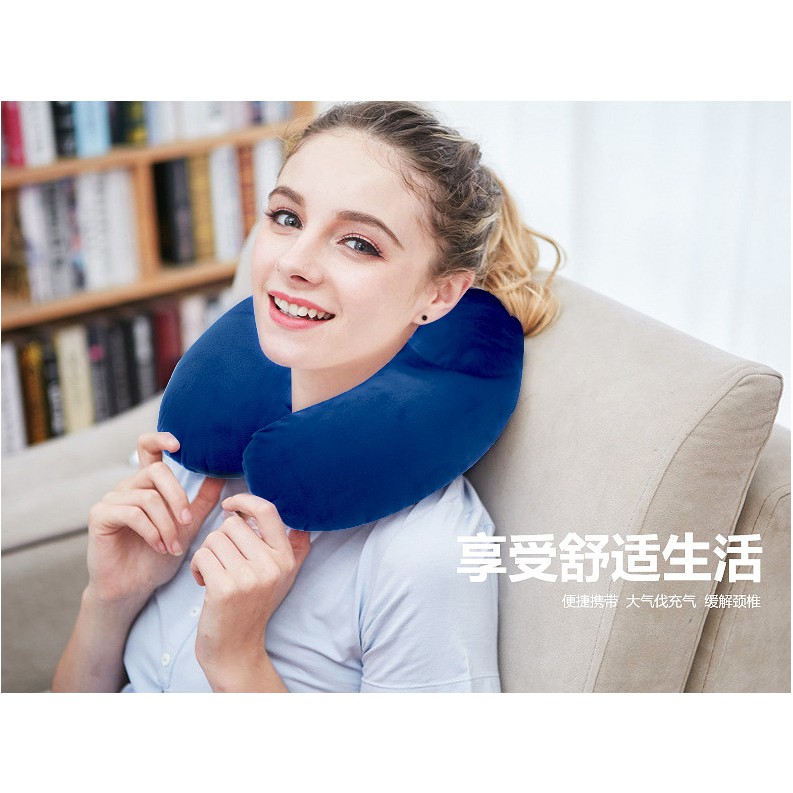 U Type Hump Inflatable Pillow Travel Inflatable Travel Pillow Hump