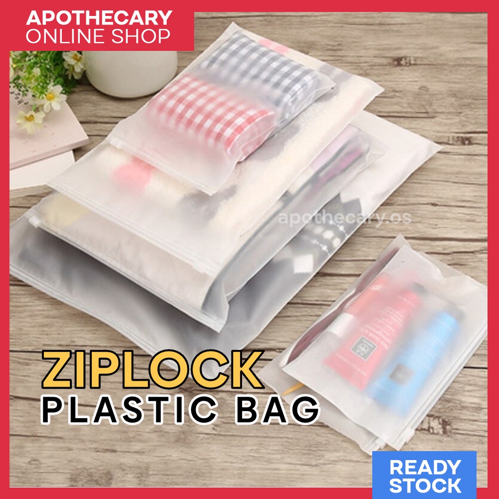 Zip Lock Plastic Bag Beg Plastik Transparent Ziplock Baju Clothes