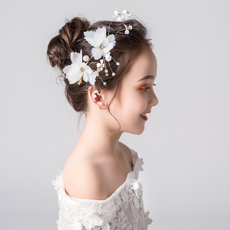 Children Hair Accessories Kids Crown Flower Girl