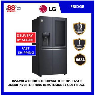 Fast Ship Kl Selangor Lg Gc Q22ftqkl 458l Slim French Door Fridge With Instaview Door In Door Hygiene Freshᵀᴹ Shopee Malaysia