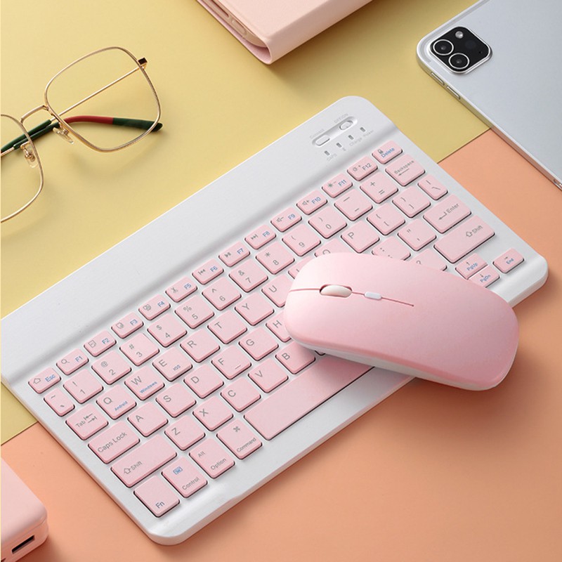FREE GIFT WIRELESS BLUETOOTH KEYBOARD MOUSE QUIET SLIM 