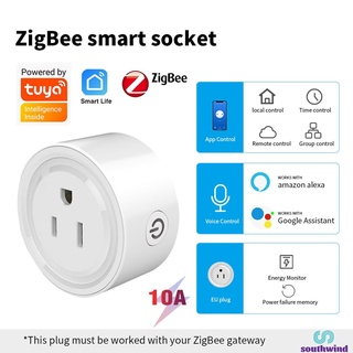 Tuya zigbee smart socket is directly connected to ALexa Tuya and other ZigBee gateway smart WiFi control Smart Switch、10A Switch、Smart Switch module、tuya ,smart home、alexa .3c