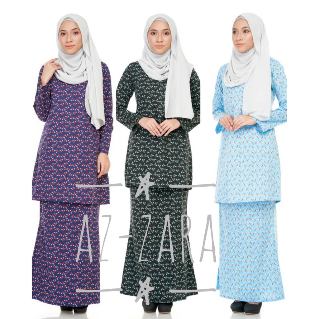  BAJU  KURUNG  MODERN ENGLISH COTTON  Tulip HARGA  BORONG 