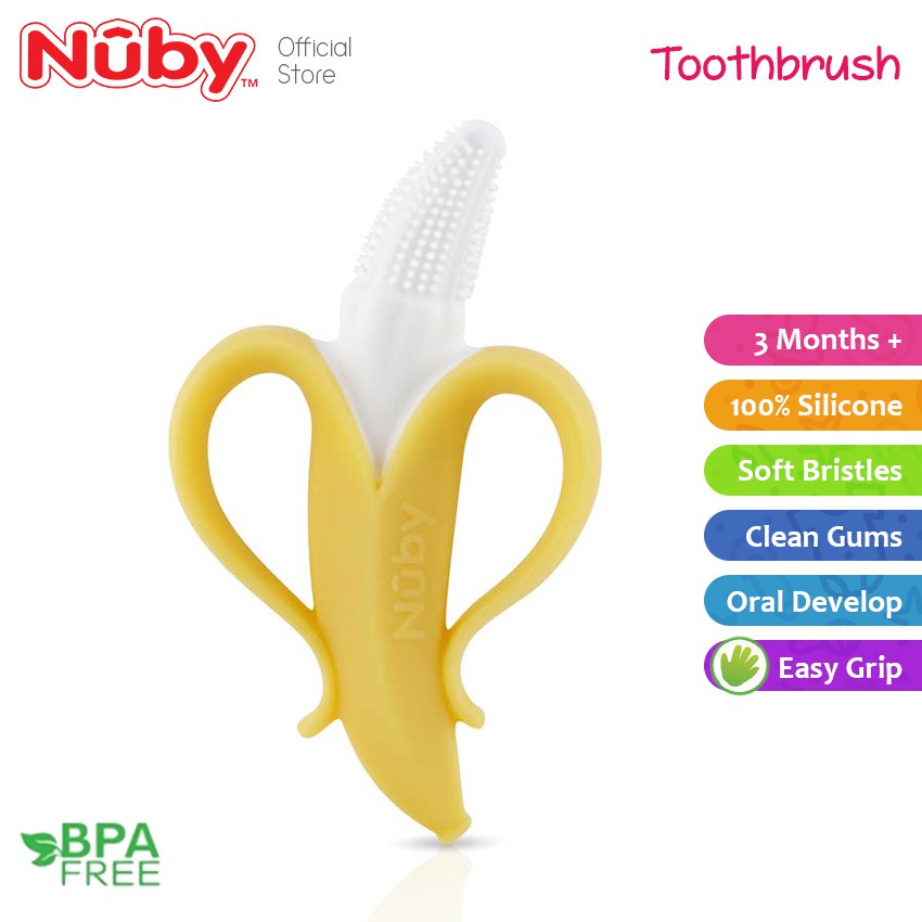 nuby banana toothbrush