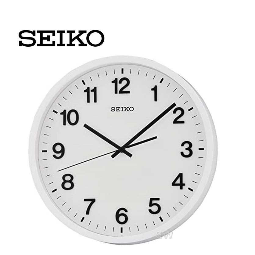 100% ORIGINAL SEIKO Quiet Sweep Analogue White Wall Clock QXA640 (QXA640W)  [Jam Dinding] | Shopee Malaysia