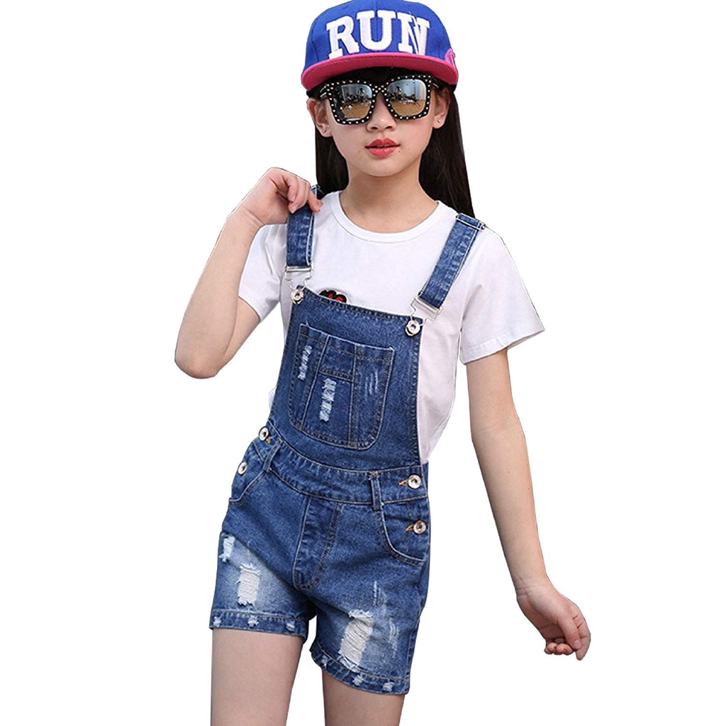 kids denim jumpsuit
