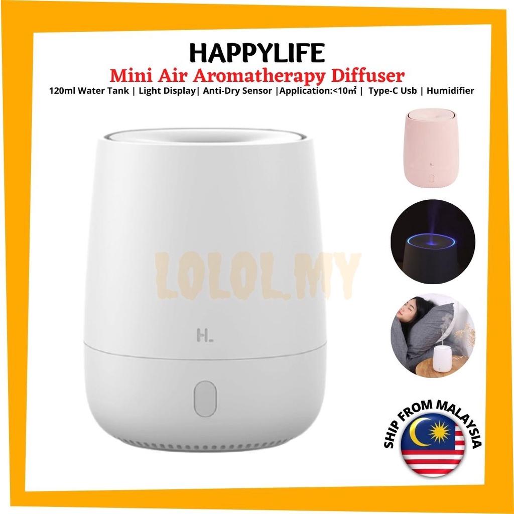 HL Mini humidifier Air Aromatherapy Diffuser 3 in 1 120ml Portable USB Charging Quiet Humidifier Nightlight 静音超声波香薰机