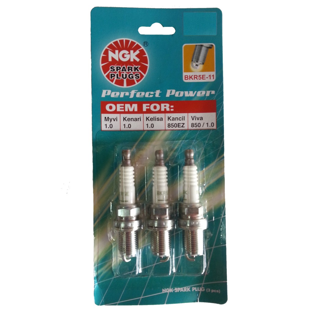 NGK Spark Plugs BKR5E-11 Perodua Myvi, Kenari, Kelisa 