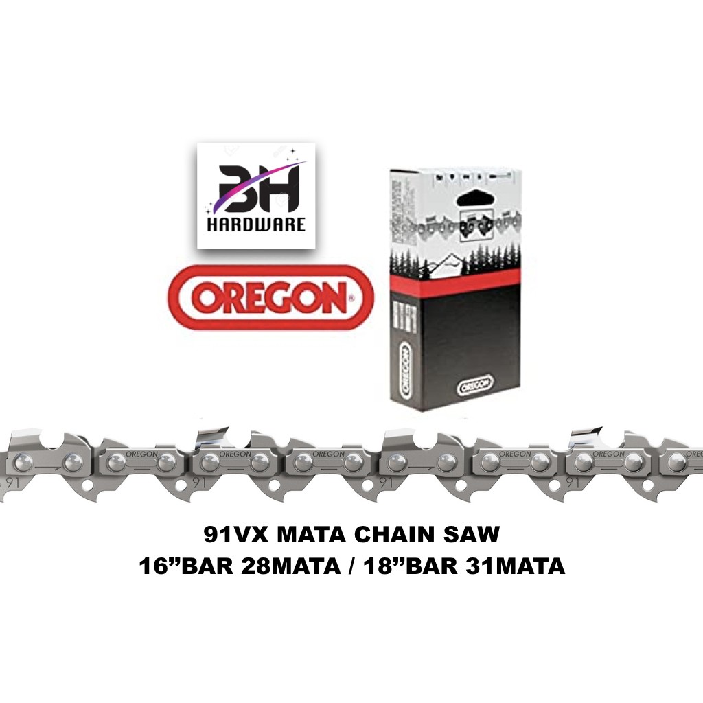 Oregon 91vx Rantai Chain Chainsaw Stihl Ms170 Ms180 Zomax 4010 40 Husqvarna 125 12 14 16 18 Shopee Malaysia