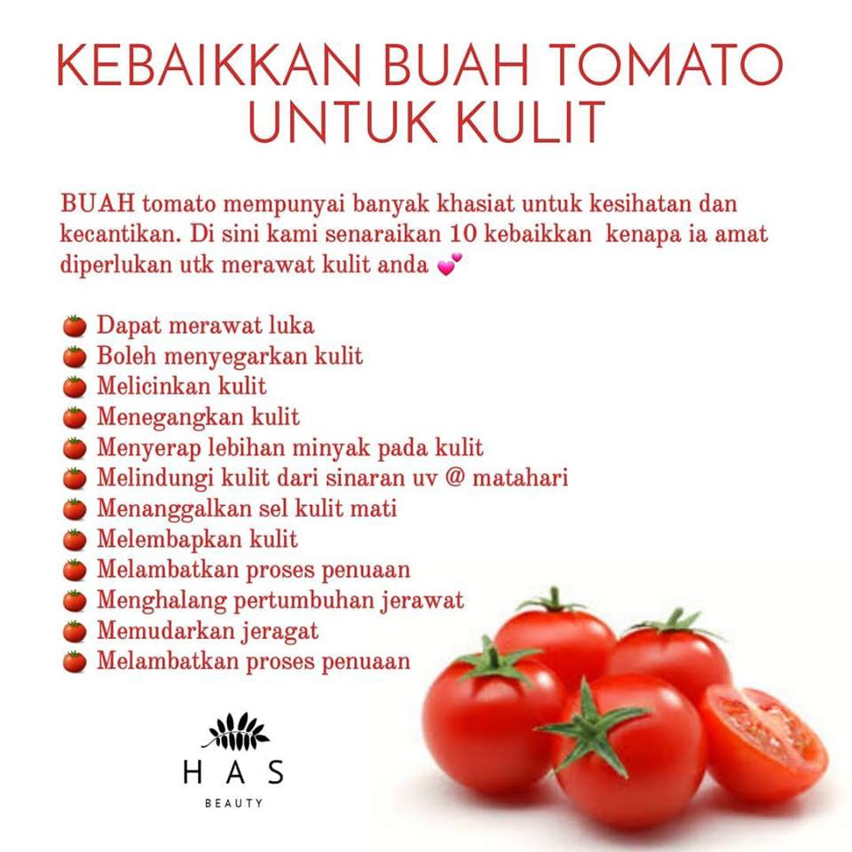 Khasiat Tomato Untuk Muka