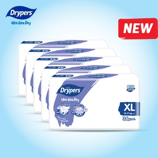 Drypers Wee Wee Dry M52/ L44/ XL36/ XXL32s (4+1packs) #7