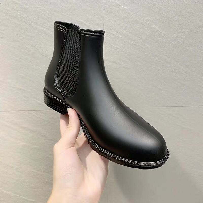 rubber short boots