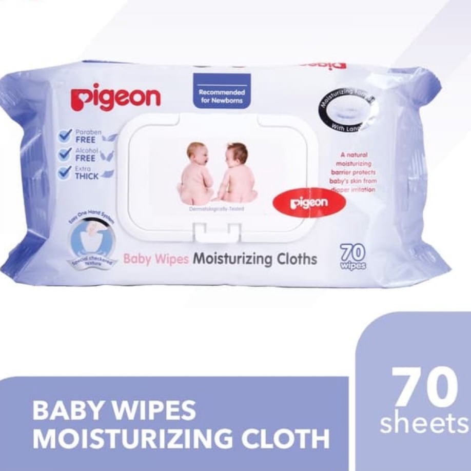 pigeon baby wipes moisturizing cloths