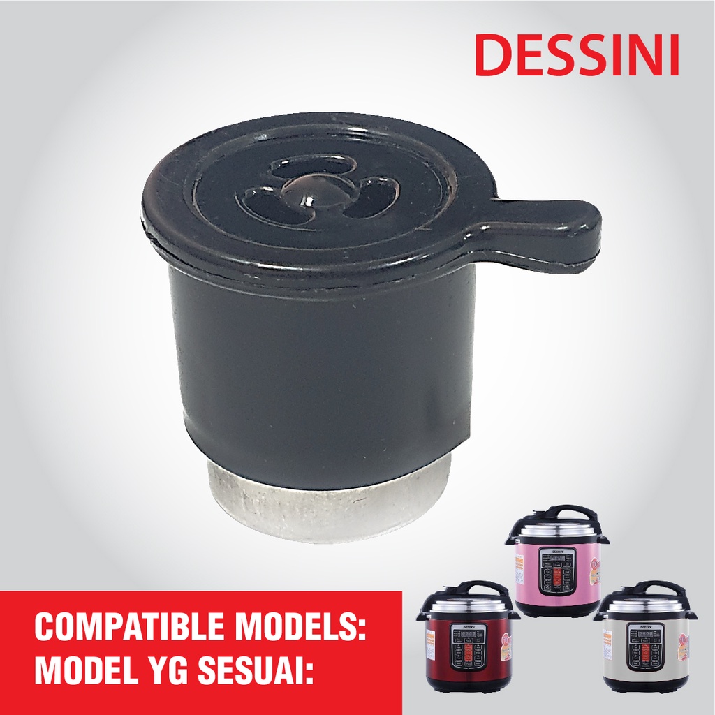 Dessini Pressure Cooker Valve 6Liters & 8Liters, Replacement Parts only, Spareparts Dessini Periuk Tekanan, Ready Stock