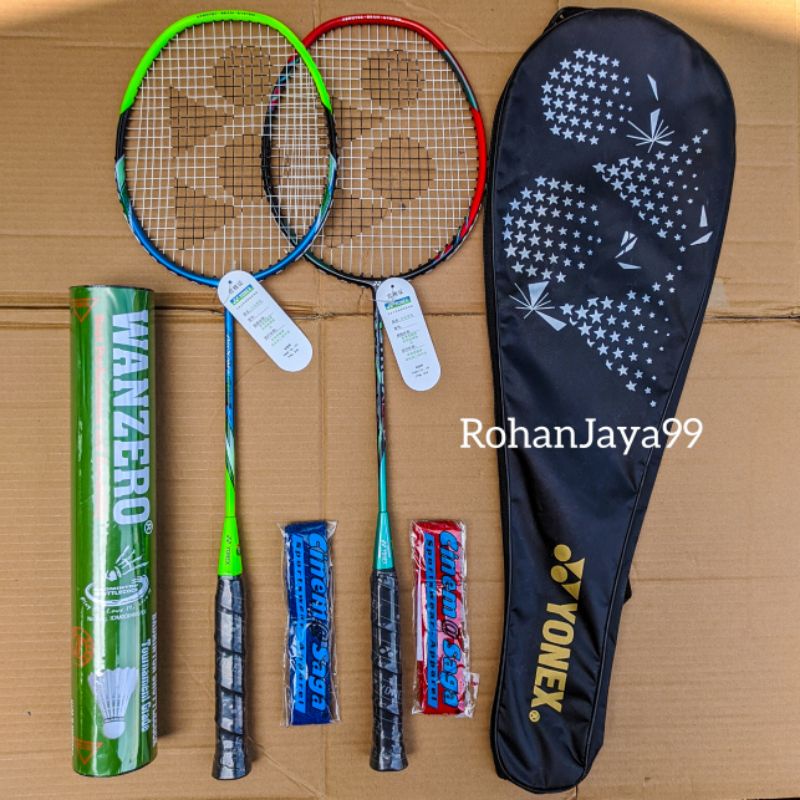 Complete Package 4 Badminton Racket / Badminton Racket Yonex, Li-ning ...