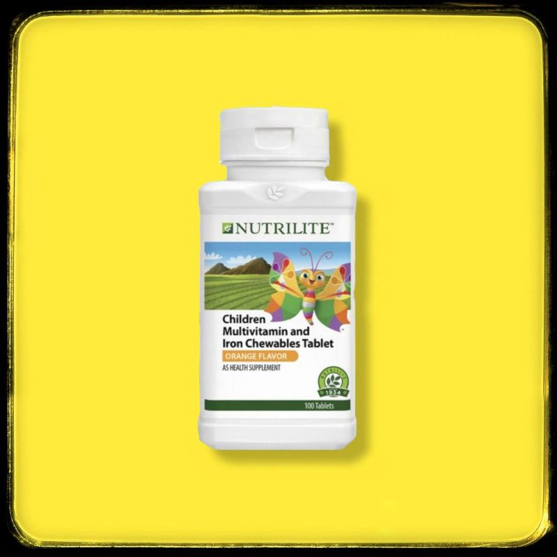 [READY STOCK] NUTRILITE CHILDREN MULTIVITAMIN AND IRON CHEWABLE TABLET