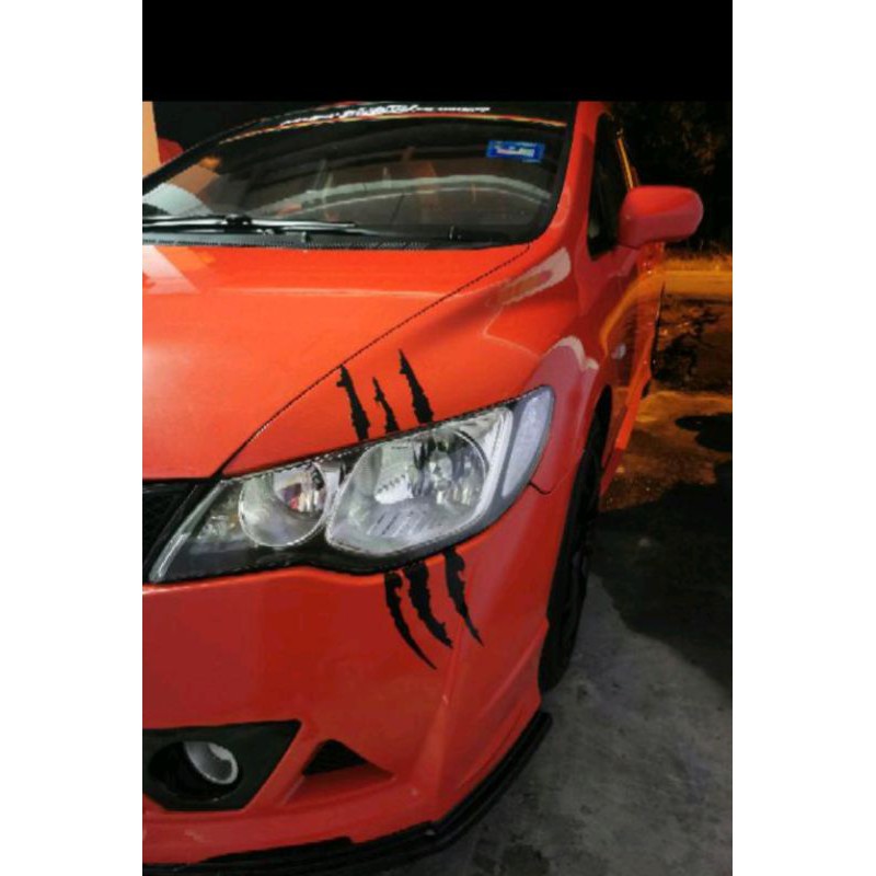 STIKER KERETA CAKAR CRAWL CUTTING STICKER | Shopee Malaysia